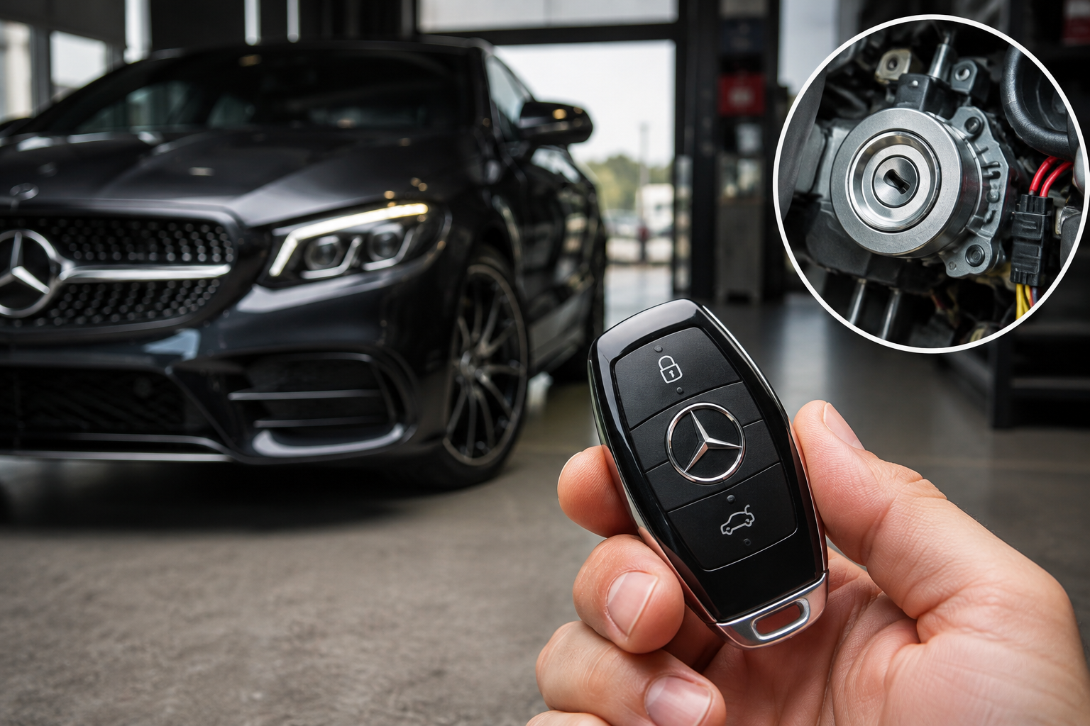 mercedes remote key service