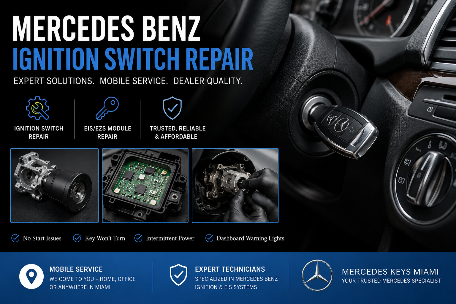 Mercedes Ignition Repair Service Banner