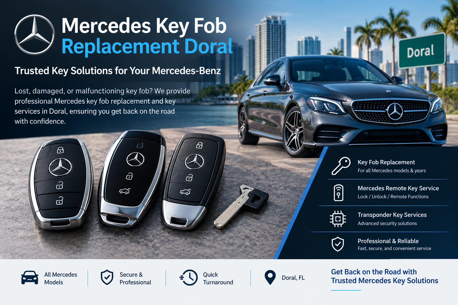 Mercedes Key Fob Replacement Doral