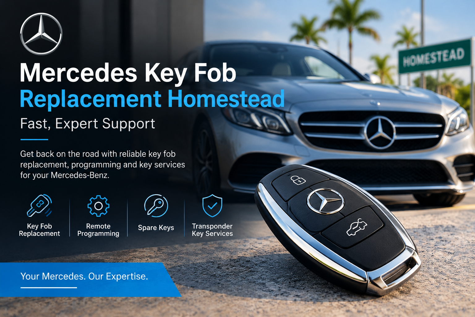 Mercedes Key Fob Replacement Homestead