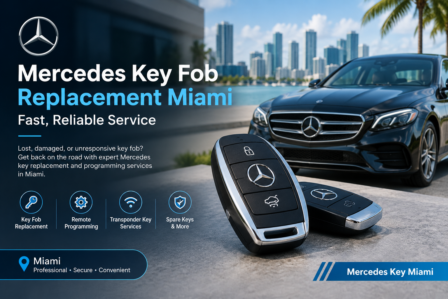 Mercedes Key Fob Replacement Miami