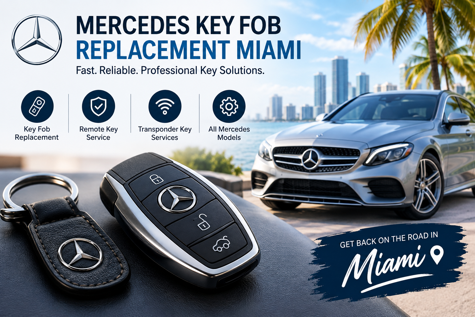 Mercedes Key Fob Replacement Miami